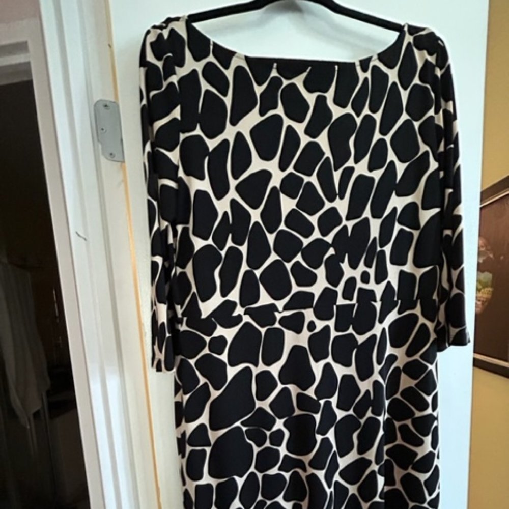 Animal print dress